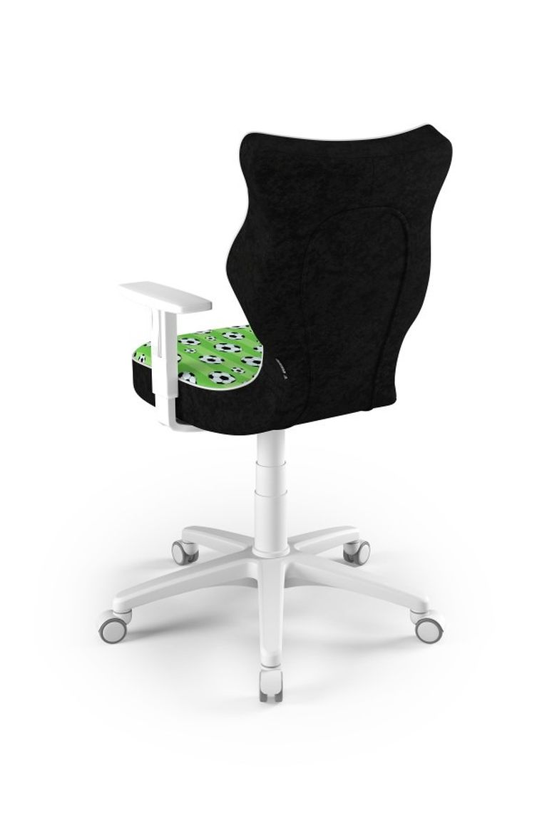 Entelo, Duo, krzesło młodzieżowe z podłokietnikami, wzrost 146-176,5 cm, piłki