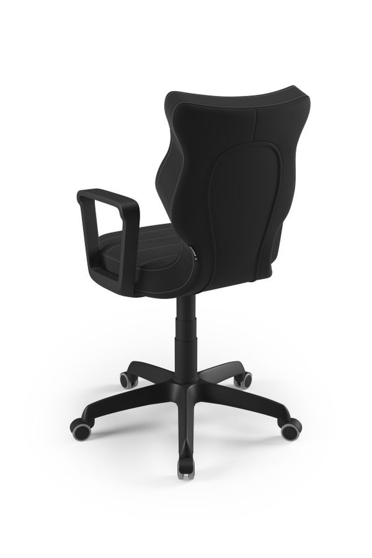 Entelo, Norm, krzesło biurowe z podłokietnikami, wzrost 159-188 cm, antracytowe