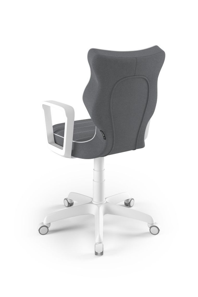 Entelo, Norm, krzesło biurowe z podłokietnikami, wzrost 159-188 cm, ciemno szare