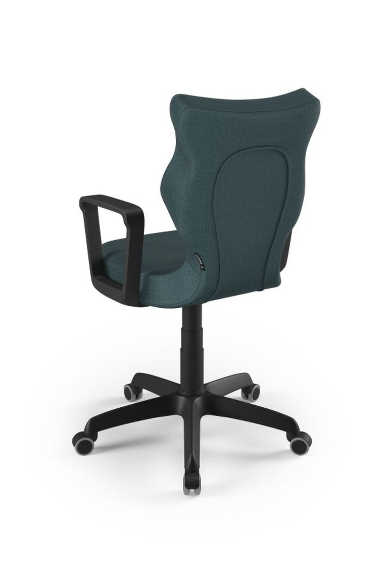 Entelo, Norm, krzesło biurowe z podłokietnikami, wzrost 159-188 cm, niebieskie