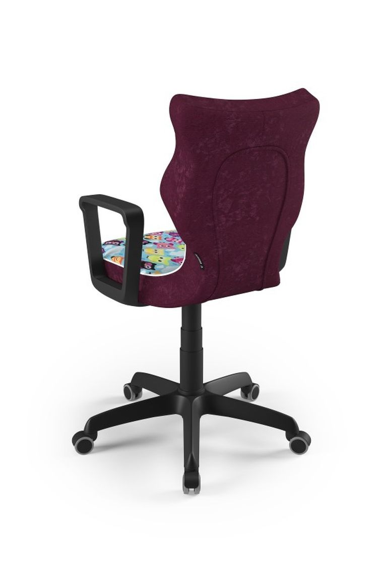 Entelo, Norm, krzesło biurowe z podłokietnikami, wzrost 159-188 cm, sowy