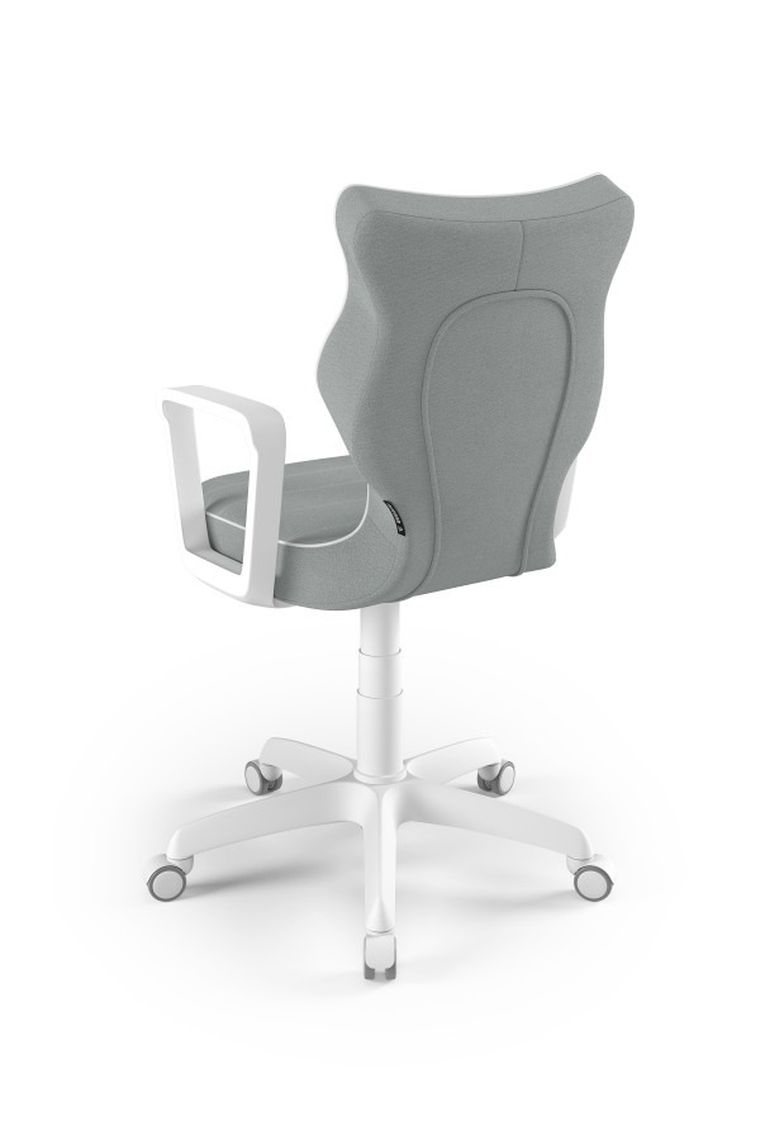 Entelo, Norm, krzesło biurowe z podłokietnikami, wzrost 159-188 cm, szare