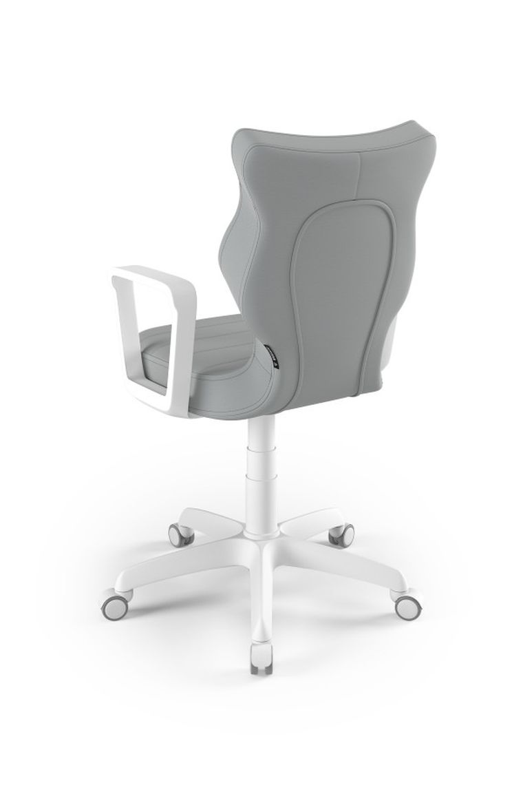 Entelo, Norm, krzesło biurowe z podłokietnikami, wzrost 159-188 cm, szare