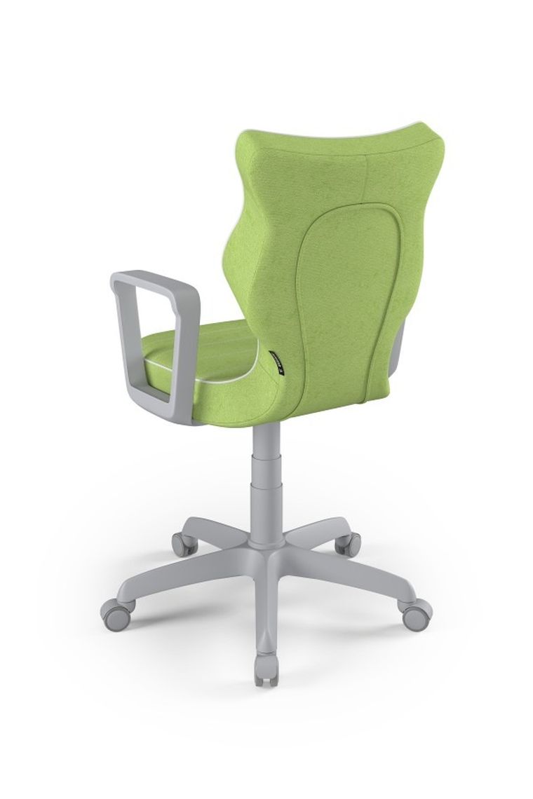 Entelo, Norm, krzesło biurowe z podłokietnikami, wzrost 159-188 cm, zielone