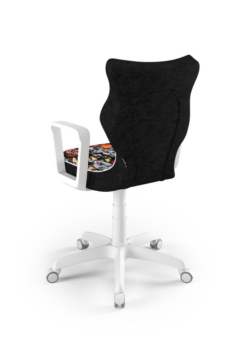 Entelo, Norm, krzesło biurowe z podłokietnikami, wzrost 159-188 cm, zwierzaki