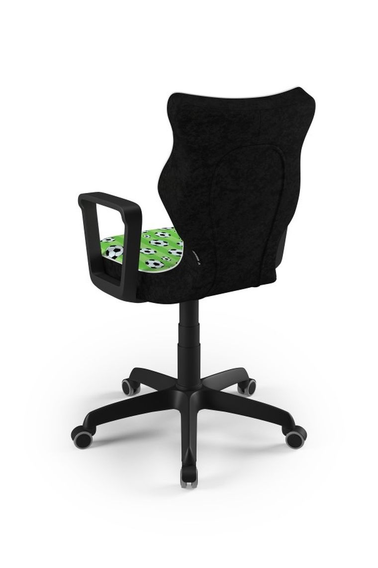 Entelo, Norm, krzesło młodzieżowe z podłokietnikami, wzrost 146-176,5 cm, piłki