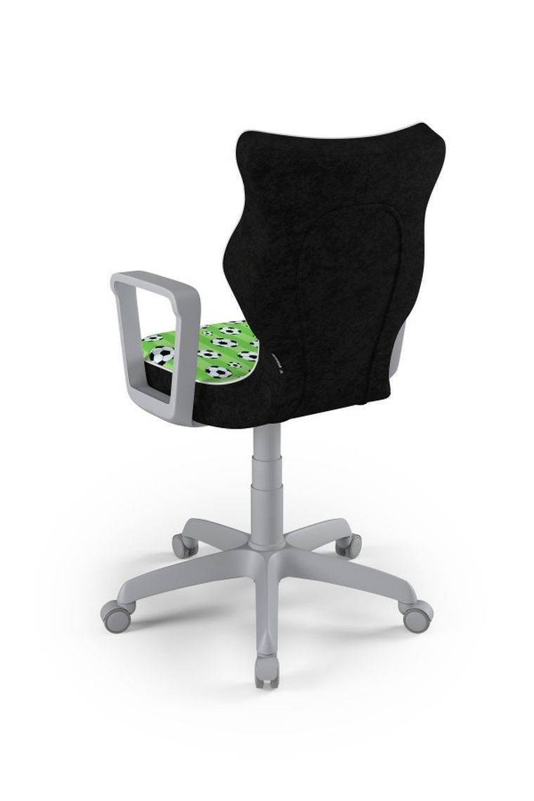 Entelo, Norm, krzesło młodzieżowe z podłokietnikami, wzrost 146-176,5 cm, piłki