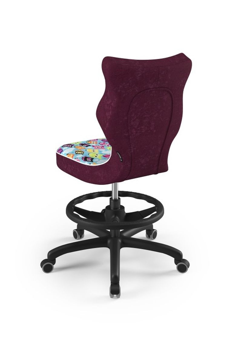 Entelo, Petit, krzesło biurowe z podnóżkiem, wzrost 159-188 cm, sowy