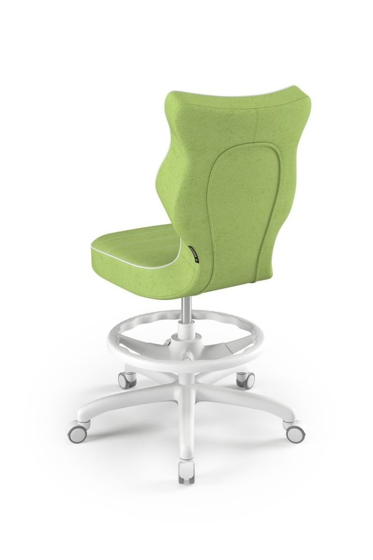 Entelo, Petit, krzesło biurowe z podnóżkiem, wzrost 159-188 cm, zielone