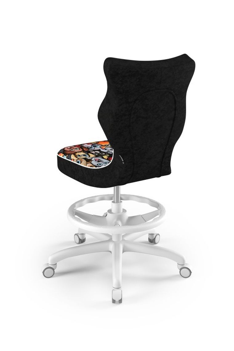 Entelo, Petit, krzesło biurowe z podnóżkiem, wzrost 159-188 cm, zwierzaki