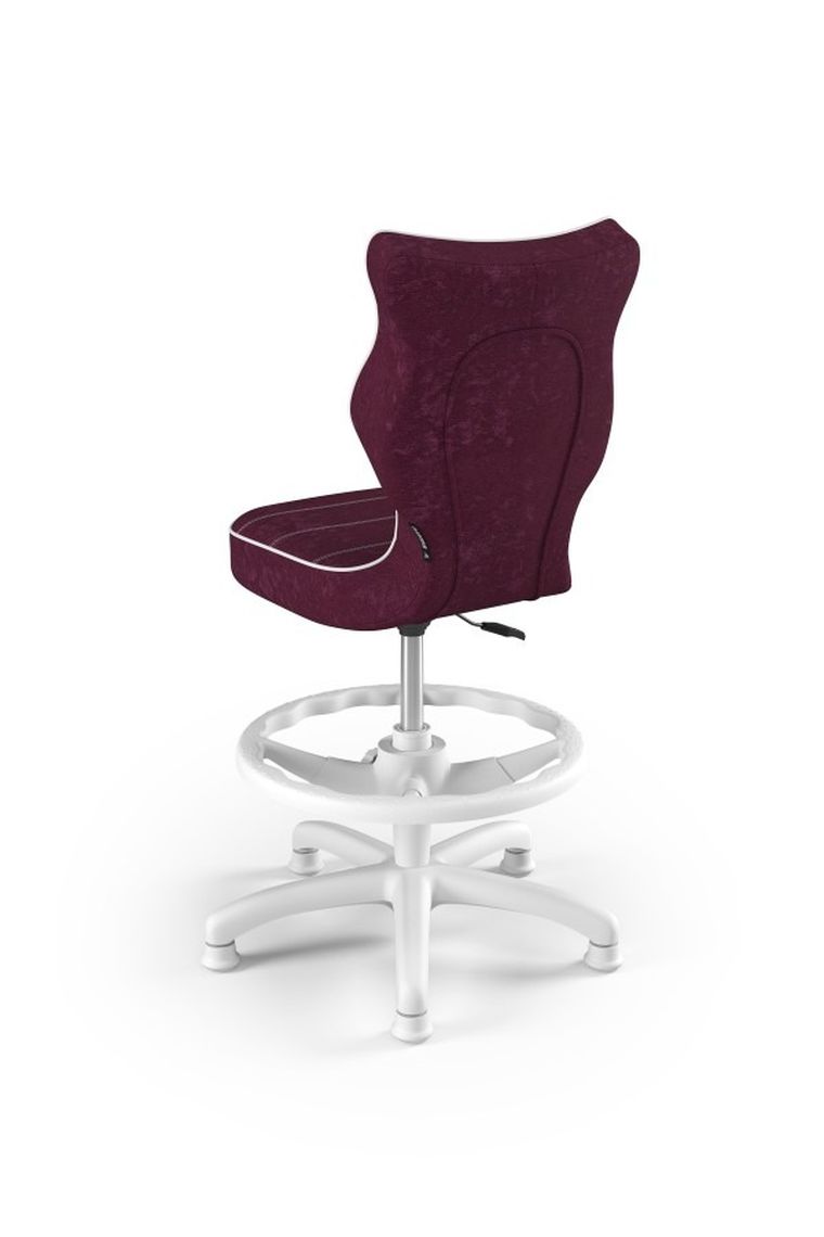 Entelo, Petit, krzesło dziecięce z podnóżkiem, wzrost 119-142 cm, fioletowe