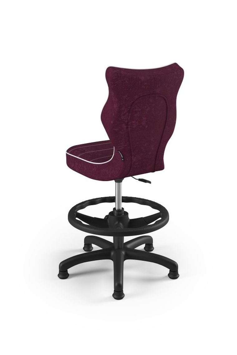 Entelo, Petit, krzesło dziecięce z podnóżkiem, wzrost 119-142 cm, fioletowe
