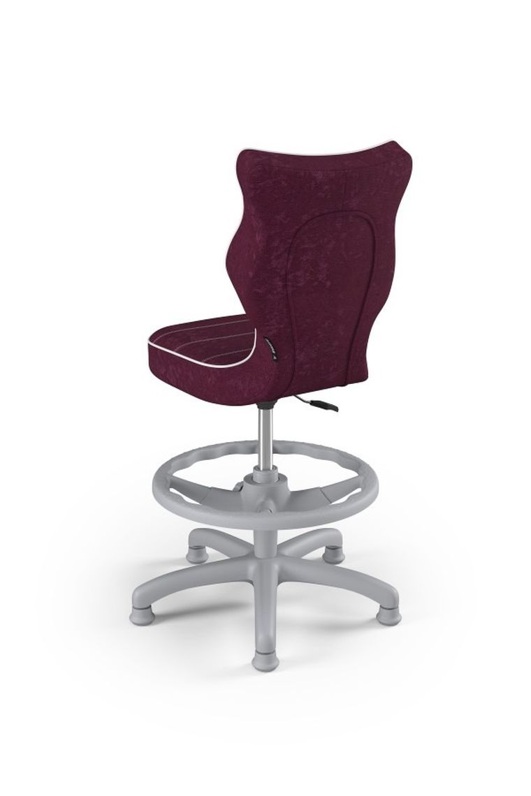 Entelo, Petit, krzesło dziecięce z podnóżkiem, wzrost 119-142 cm, fioletowe