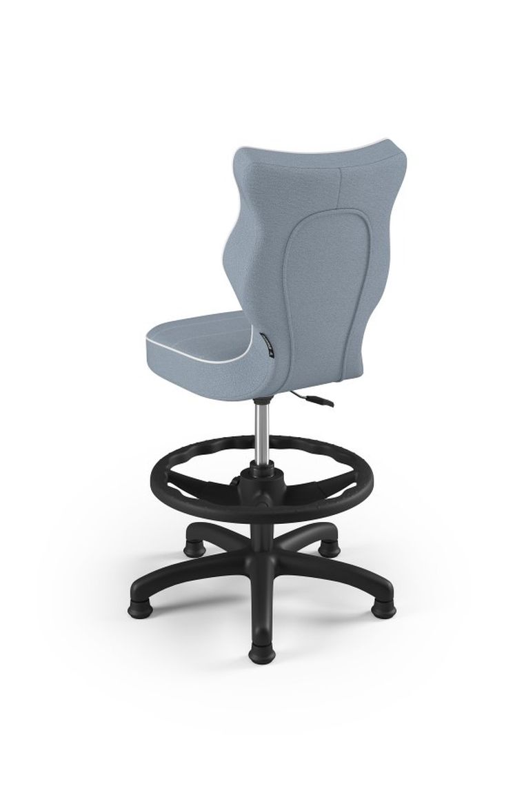 Entelo, Petit, krzesło dziecięce z podnóżkiem, wzrost 119-142 cm, niebieskie