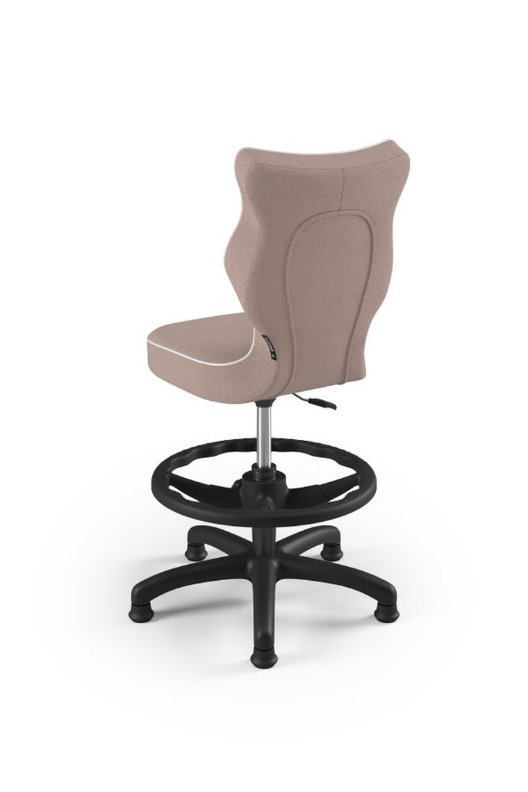 Entelo, Petit, krzesło dziecięce z podnóżkiem, wzrost 119-142 cm, różowe