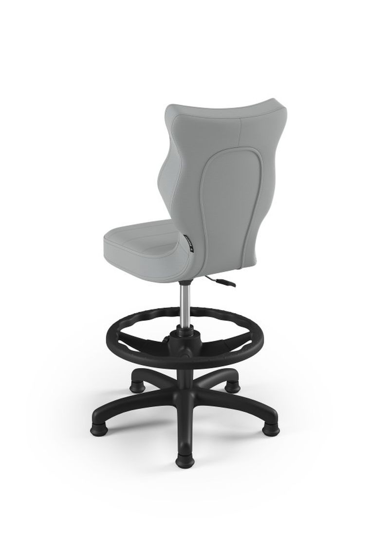 Entelo, Petit, krzesło dziecięce z podnóżkiem, wzrost 133-159 cm, szare