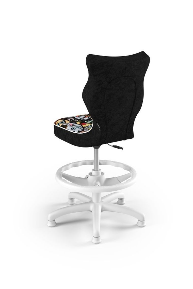 Entelo, Petit, krzesło dziecięce z podnóżkiem, wzrost 133-159 cm, zwierzaki