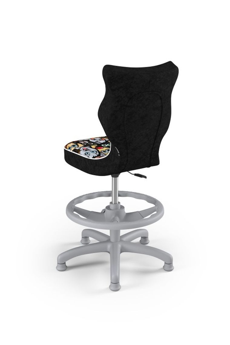 Entelo, Petit, krzesło dziecięce z podnóżkiem, wzrost 133-159 cm, zwierzaki