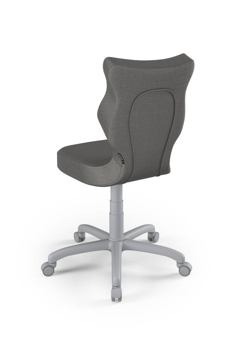 Entelo, Petit, krzesło młodzieżowe, wzrost 146-176,5 cm, ciemno szare