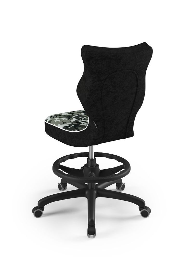 Entelo, Petit, krzesło młodzieżowe z podnóżkiem, wzrost 146-176,5 cm, moro