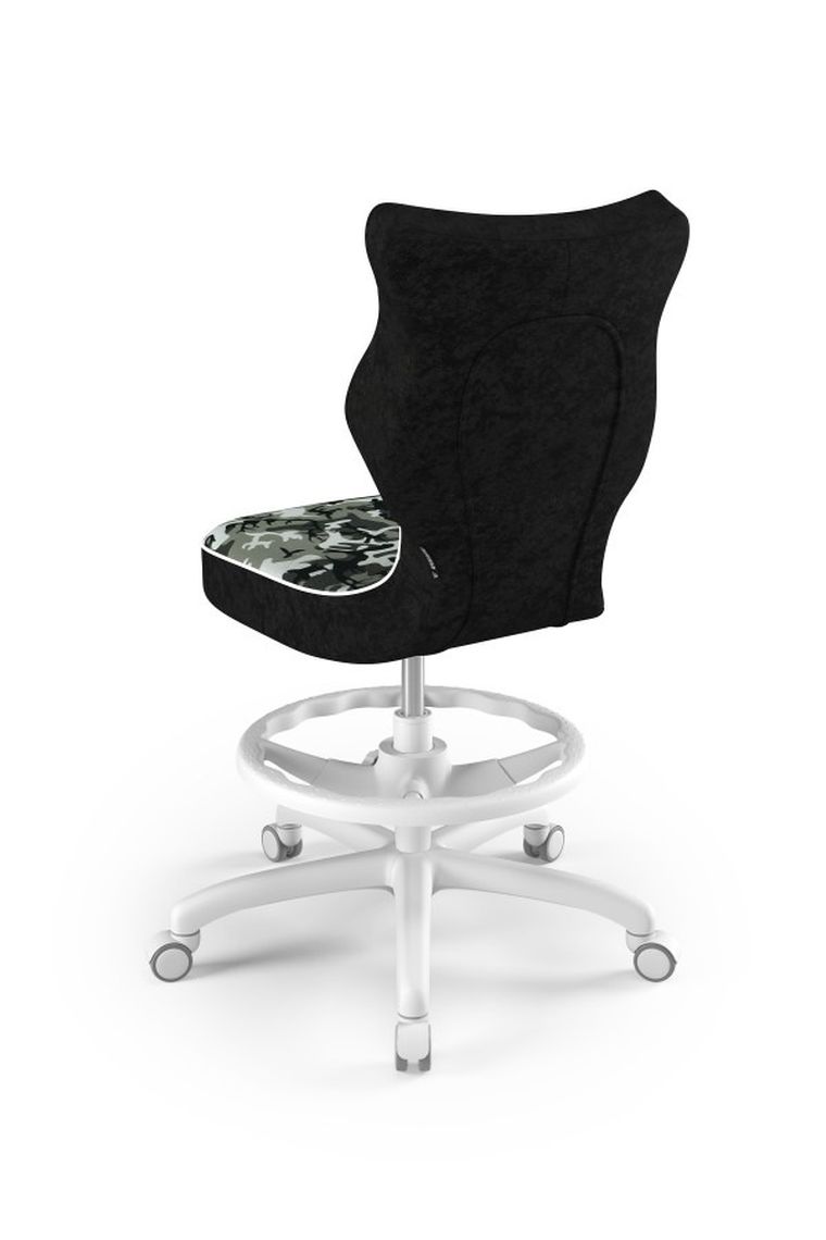 Entelo, Petit, krzesło młodzieżowe z podnóżkiem, wzrost 146-176,5 cm, moro