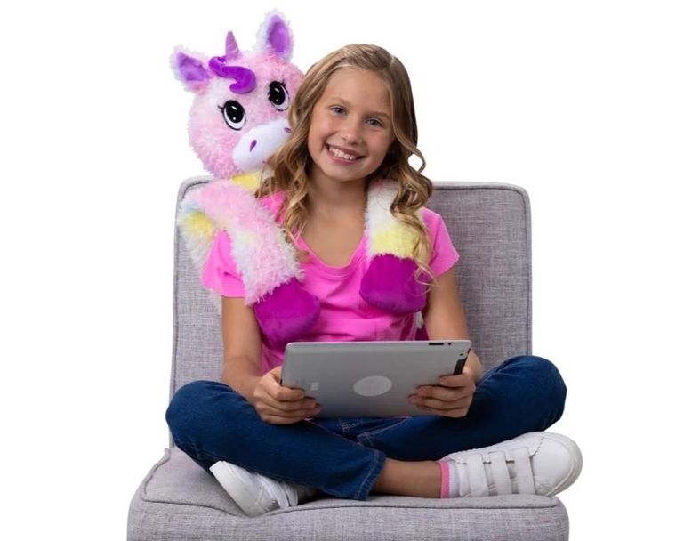 Epee, Tulinki, Tęczowy Jednorożec, zwierzaczki-przytulaczki, maskotka do przytulania, 60 cm