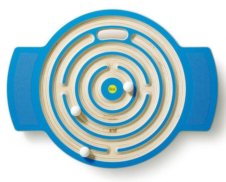 Erzi, drewniana deska do balansowania z labiryntem