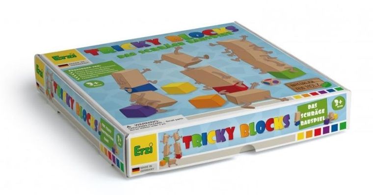Erzi, Tricky Blocks, balansujące wieże z klocków, gra zręcznościowa