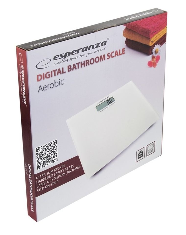 Esperanza, Aerobic, waga łazienkowa, EBS002W