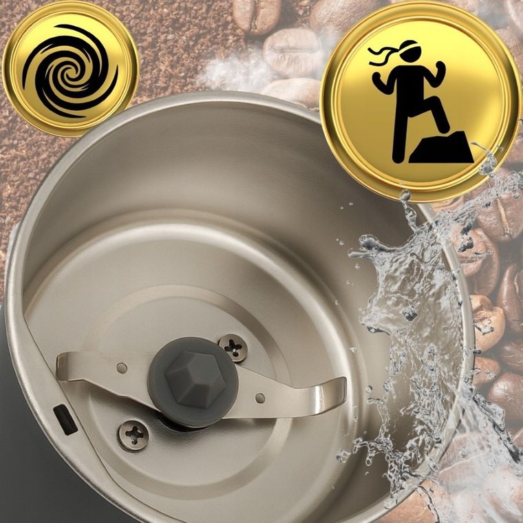 Esperanza, młynek do kawy ristretto, czarny, ekc008k