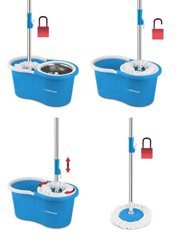 Esperanza, Perfect Clean, mop obrotowy, EHS006