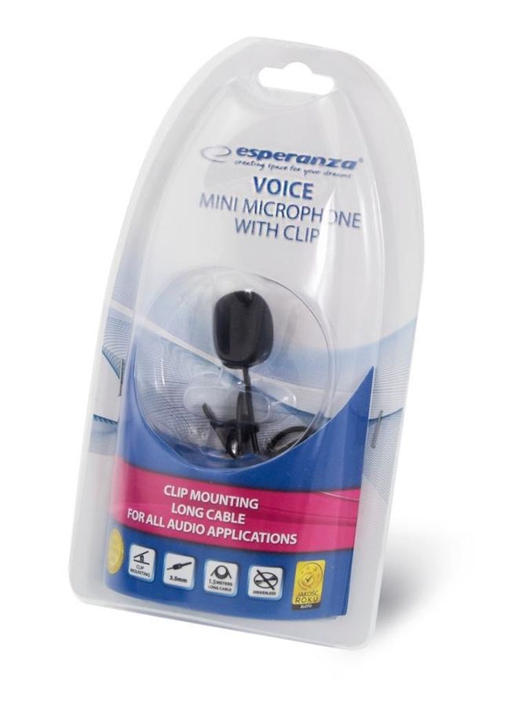 Esperanza, Voice, mikrofon z klipsem, Eh178