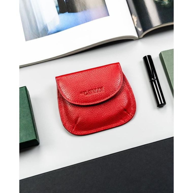 Etui na klucze, czerwone, skórzane, 4U Cavaldi