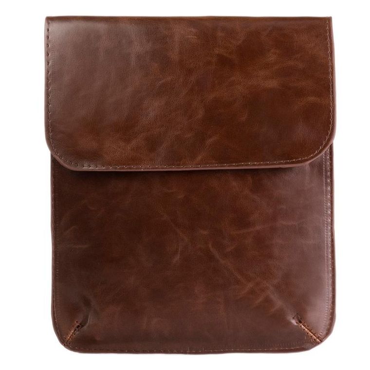 Etui na tablet, brązowe, skóra ekologiczna
