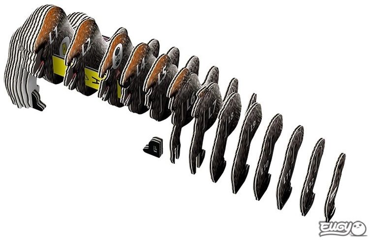 Eugy, układanka 3D, Goryl