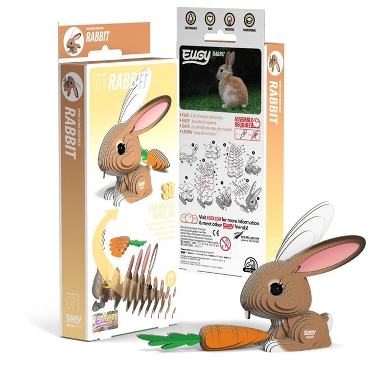 Eugy, układanka 3D, Królik