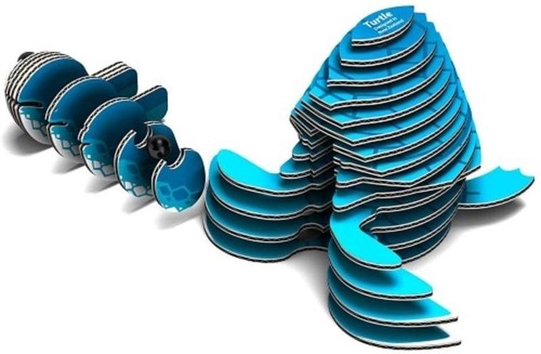 Eugy, układanka 3D, Żółwik