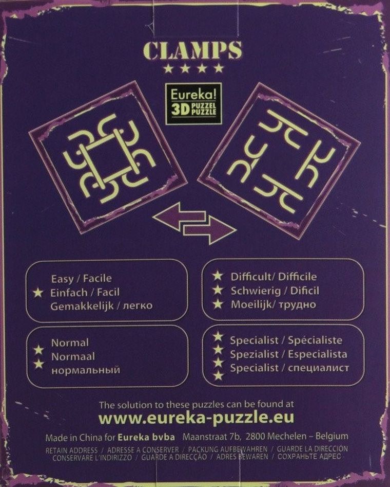 Eureka! Grand Master, Clamps, łamigłówka, poziom 4/4