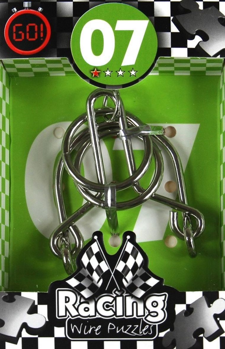 Eureka! Racing, nr 07, druciana łamigłówka, poziom 1/4