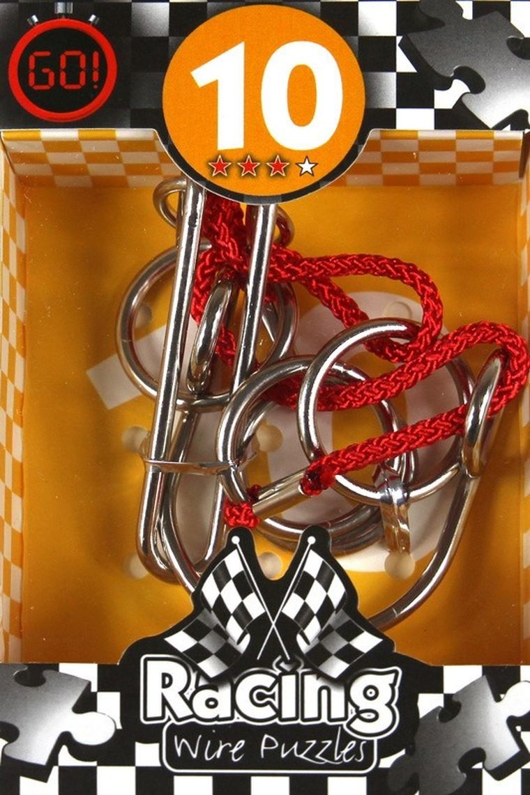 Eureka! Racing, nr 10, druciana łamigłówka, poziom 3/4