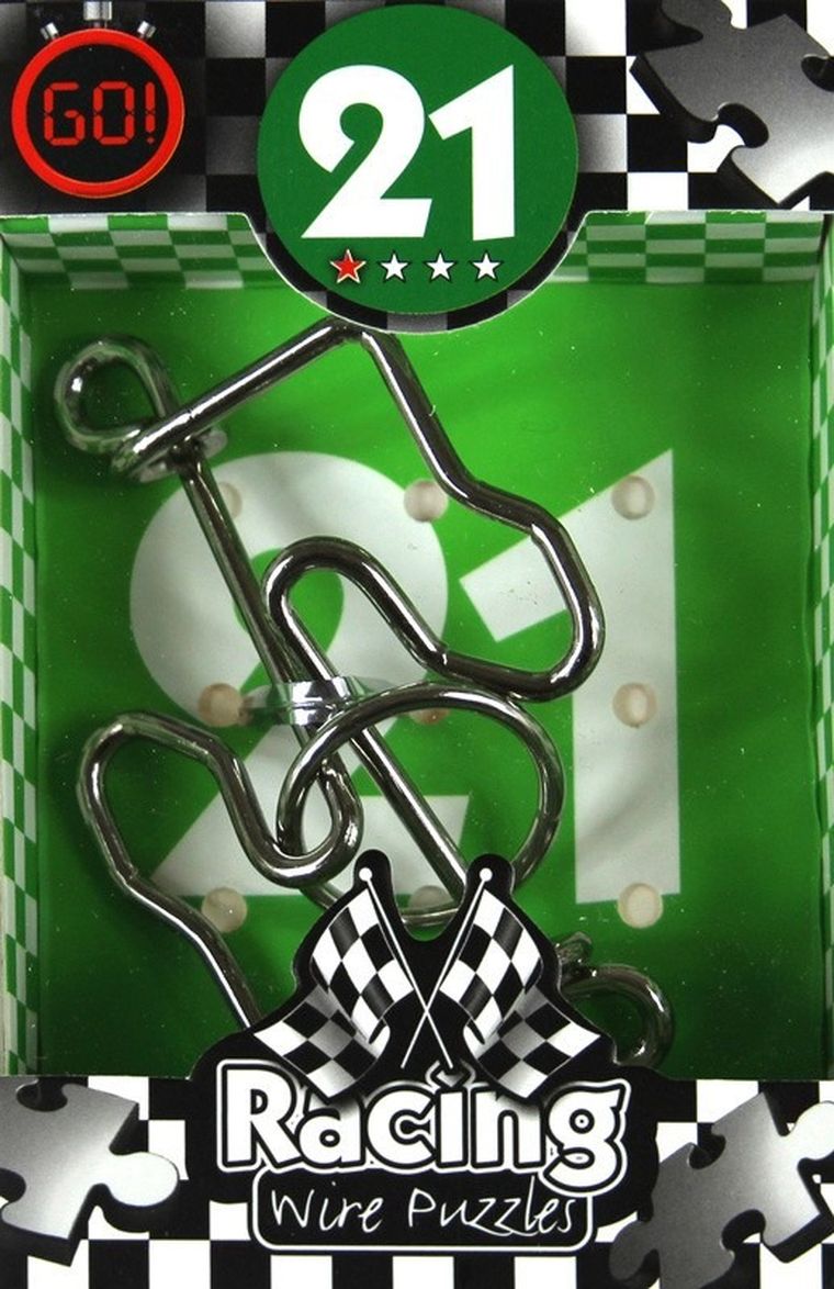 Eureka! Racing, nr 21, druciana łamigłówka, poziom 1/4