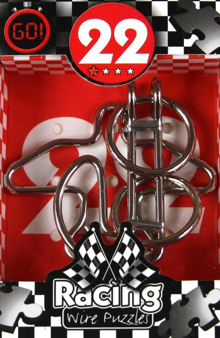 Eureka! Racing, nr 22, druciana łamigłówka, poziom 1/4
