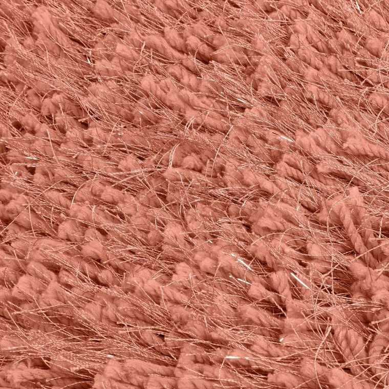 Eurofirany, dywanik łazienkowy, Celia, 60-90 cm, koralowy