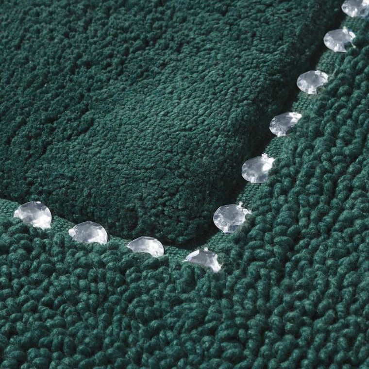 Eurofirany, dywanik łazienkowy, Chic, 50-70 cm, ciemnozielony