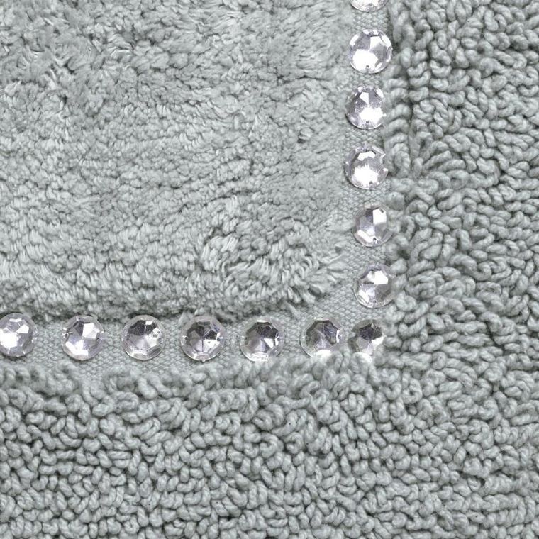 Eurofirany, dywanik łazienkowy, Chic, 60-90 cm, srebrny