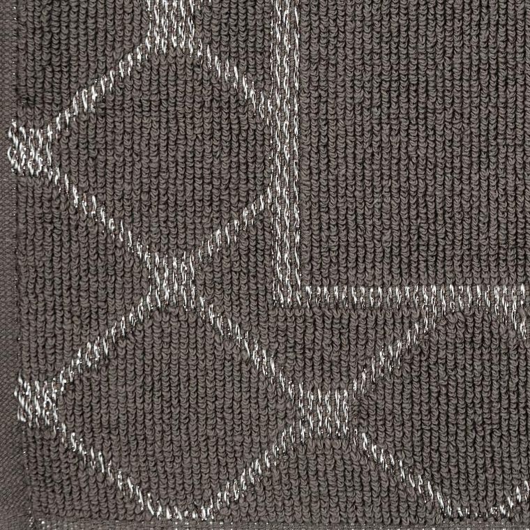 Eurofirany, dywanik łazienkowy, Martha, 50-70 cm, grafitowy