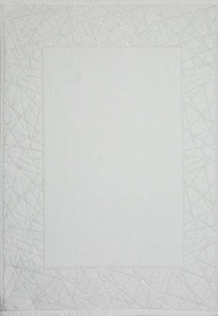 Eurofirany, dywanik łazienkowy, Nika, 50-70 cm, biały