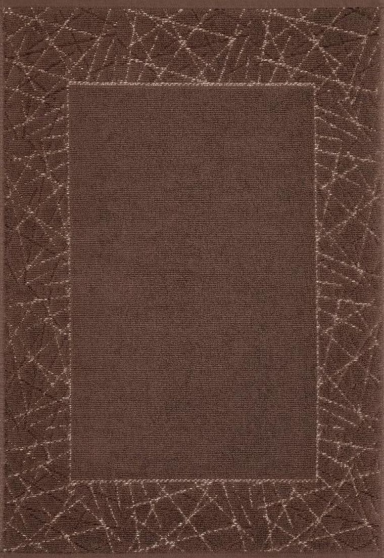Eurofirany, dywanik łazienkowy, Nika, 50-70 cm, brązowy