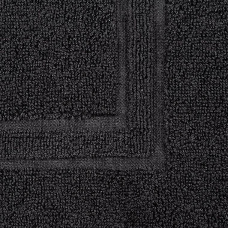 Eurofirany, dywanik łazienkowy, Sammy, 50-70 cm, czarny