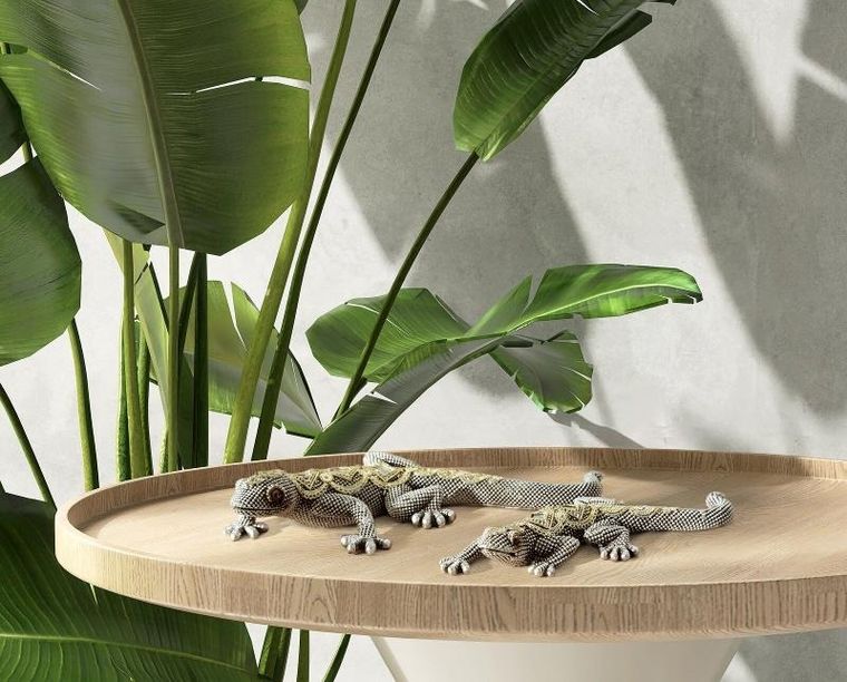 Eurofirany, figurka dekoracyjna, Gatos, 20-8-3 cm, srebrny